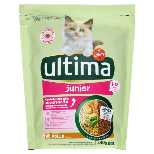 ultima Cat Junior 1-12 Mesi con Pollo 440 g