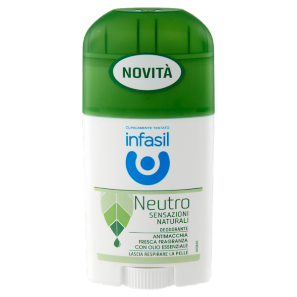 Infasil Deostick Neutro Sensazioni Naturali Olio Essenziale 40 ml