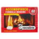 Fochista Accendifuoco Formula Inodore Premium Quality per Stufe, Camini e Barbecue 40 pz