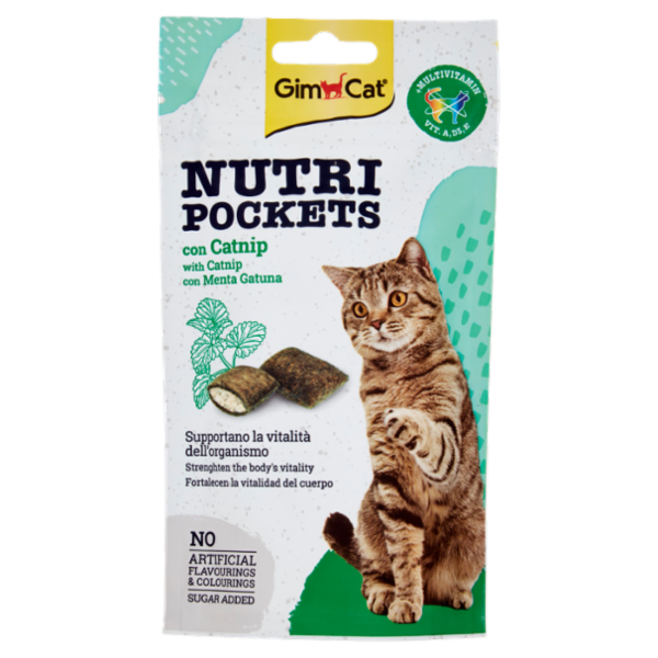 GimCat Nutri Pockets con Catnip 60 g