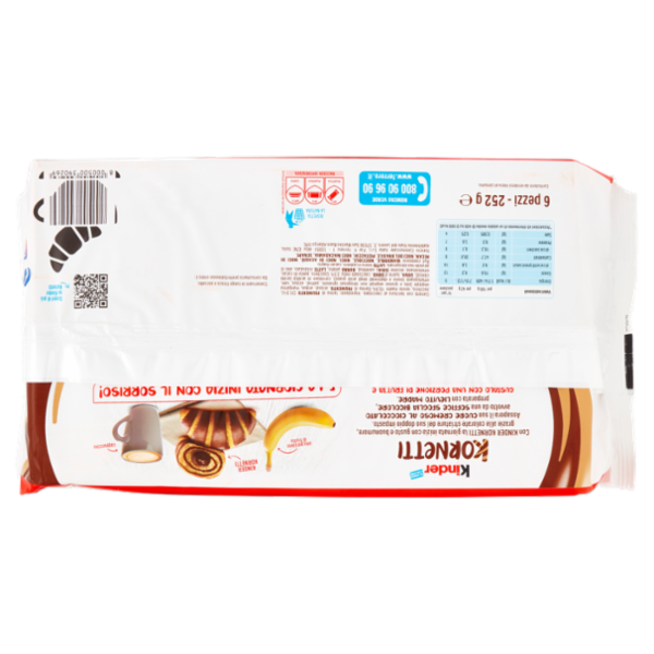 Kinder Kornetti Cioccolato 6 x 42 g