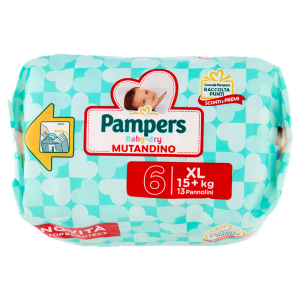Pampers Baby-dry Mutandino XL 13 pz