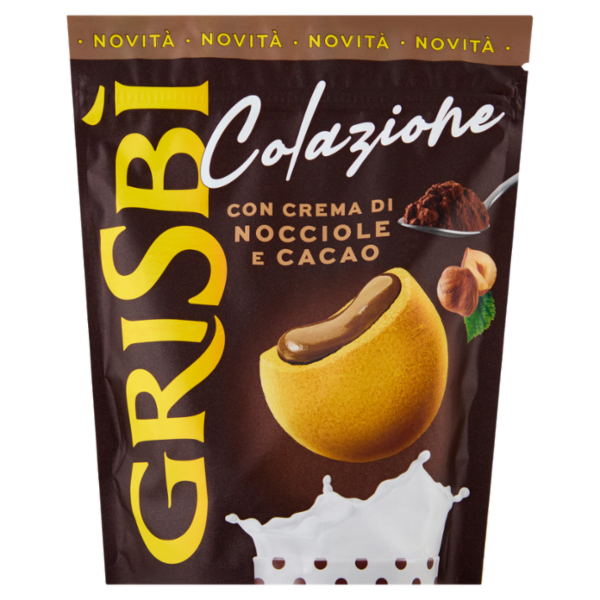 Grisbì Colazione con Crema di Nocciole e Cacao 225 g