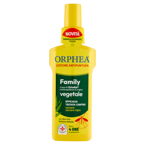 Orphea Lozione Antipuntura Family vegetale 100 ml