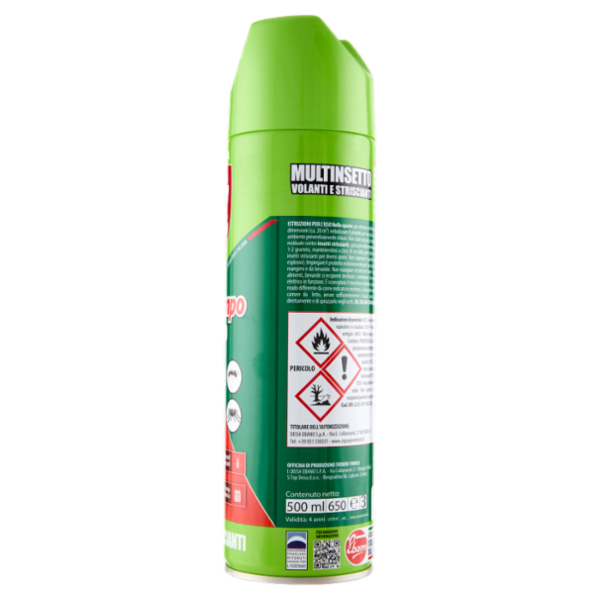 Zig Zag Insetticida Spazio Tempo Multinsetto Volanti e Striscianti 500 ml