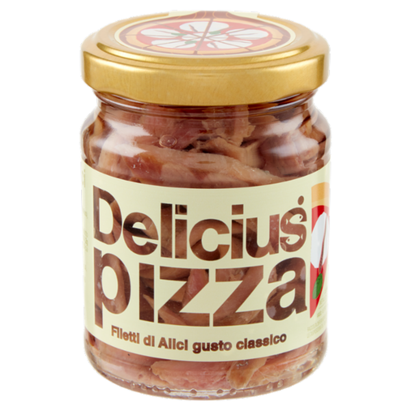Delicius pizza Filetti di Alici gusto classico 145 g