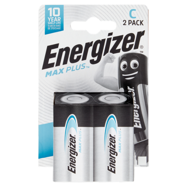 Energizer Max Plus Alkaline C 2 pz