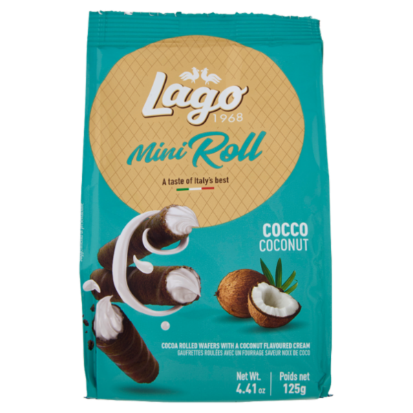 Lago Mini Roll Cocco 125 g