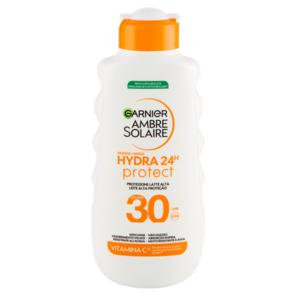 Garnier Ambre Solaire Hydra 24H Protect Protezione Latte Alta SPF30 175 ml