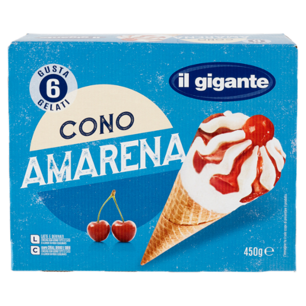 IL GIGANTE Cono Amarena 6 x 75 g