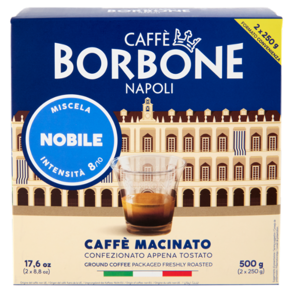 Caffè Borbone Miscela Nobile Caffè Macinato 2 x 250 g