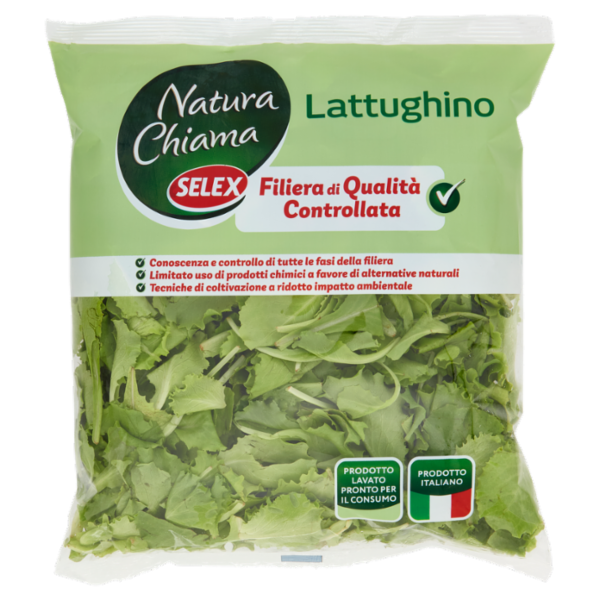 Selex Natura Chiama Lattughino Lavato e Pronto per il Consumo 150 g