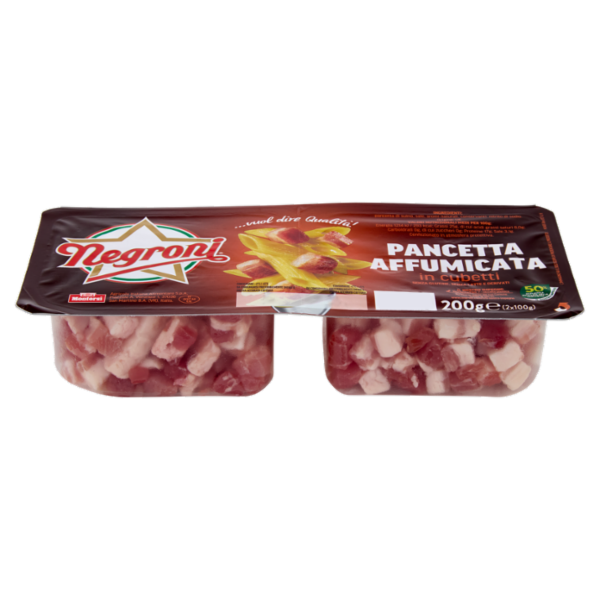 Negroni Pancetta Affumicata in cubetti 2 x 100 g