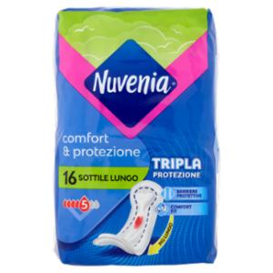 Nuvenia Comfort & Protezione Sottile Lungo 16 Pz