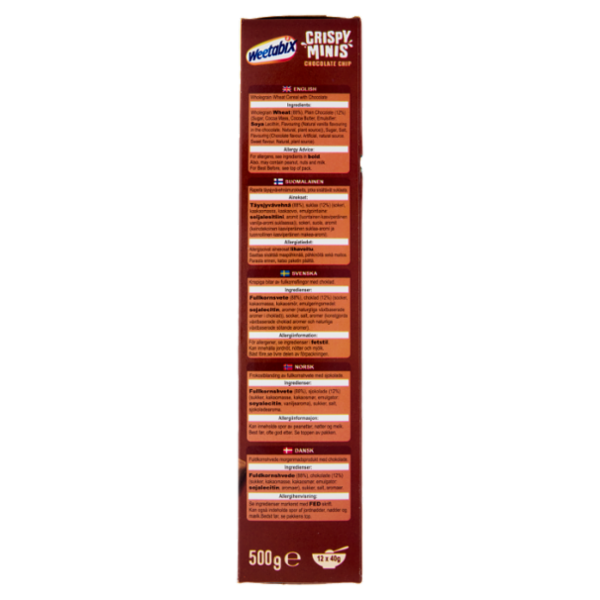 Weetabix Crispy Minis Chocolate Chip 500 g