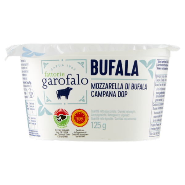 fattorie garofalo Bufala Mozzarella di Bufala Campana DOP 125 g