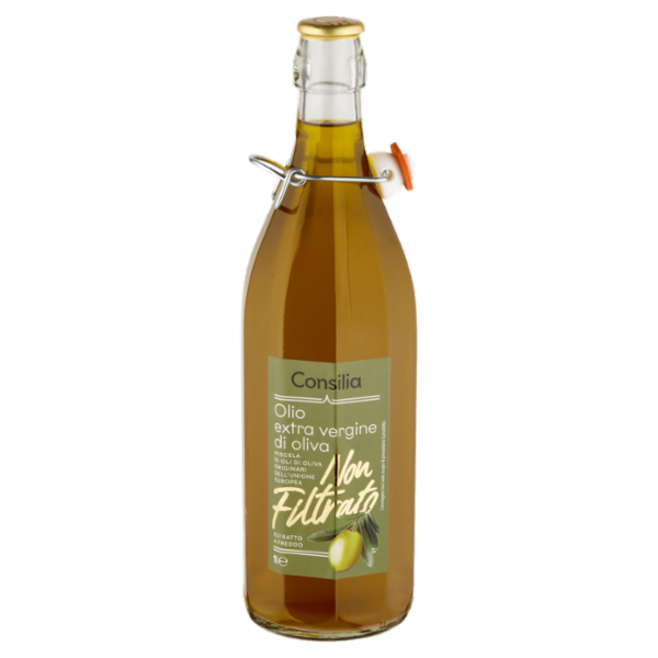 Consilia Olio Extra Vergine di Oliva Non Filtrato 1 L