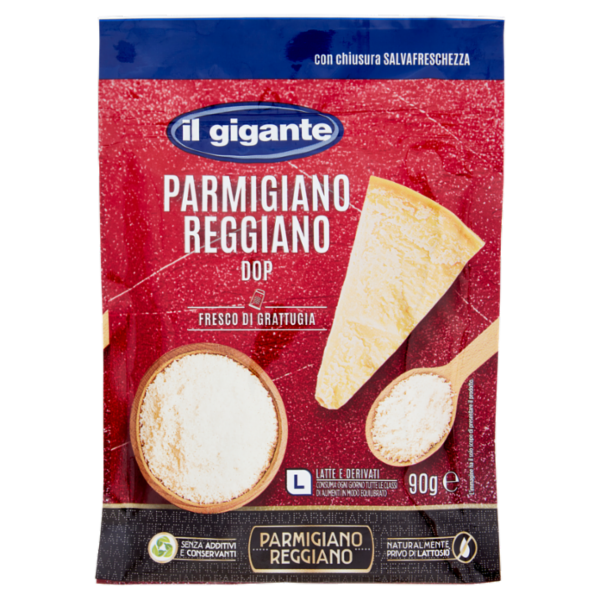 IL GIGANTE Parmigiano Reggiano DOP Fresco di Grattugia 90 g