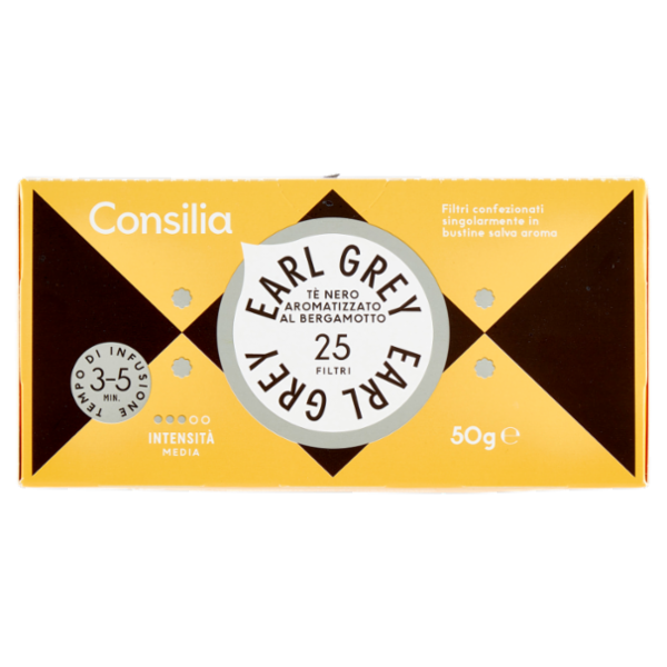 Consilia The Earl Grey 25 Filtri 50 g