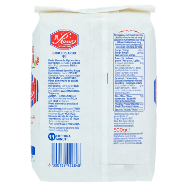Russo Gnocco Sardo 98 500 g