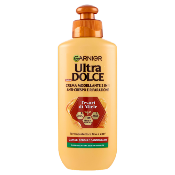Garnier Ultra Dolce Crema Modellante 2 in 1 Tesori di Miele 200 ml