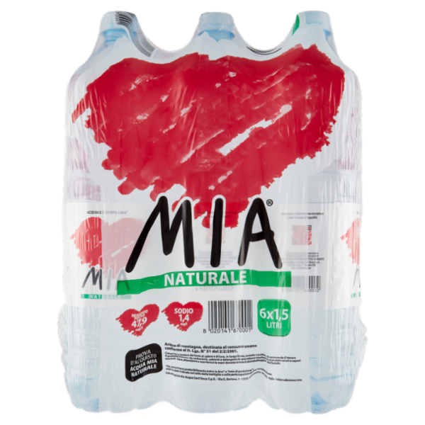 Mia Naturale 6 x 1,5 Litri