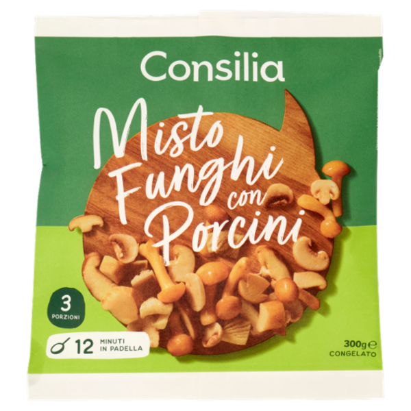 Consilia Misto Funghi con Porcini Congelati 300 g