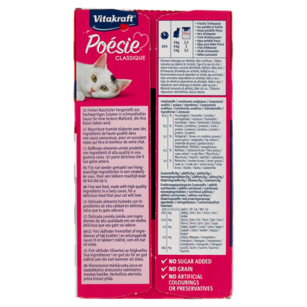 Vitakraft Poésie Classique Sauce Classic Choice 12 x 85 g