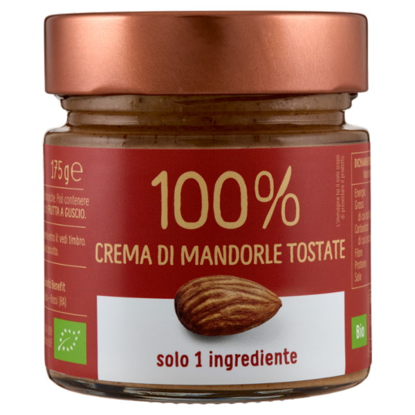 Euro Company 100% Crema di Mandorle Tostate Bio 175 g