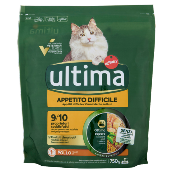 ultima Cat Appetito Difficile con Pollo 750 g