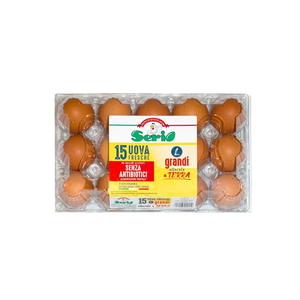 Uova Allevate A Terra Senza Antibiotici Lx15 Gr.945