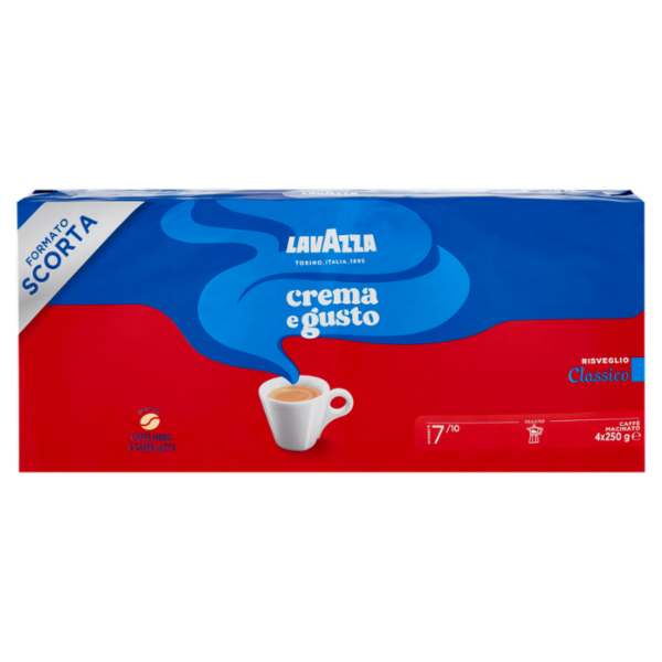 Lavazza crema e gusto Classico Caffè Macinato 4 x 250 g