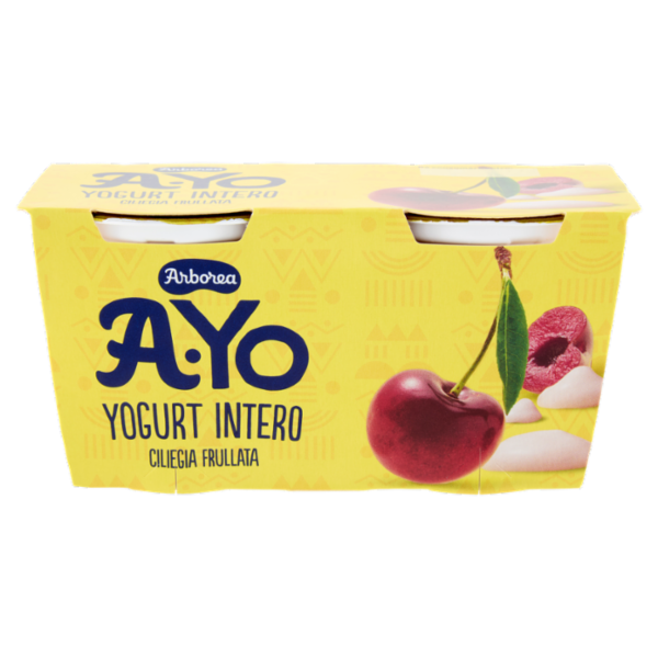 Arborea A-Yo Yogurt Intero Ciliegia Frullata 2 x 125 g