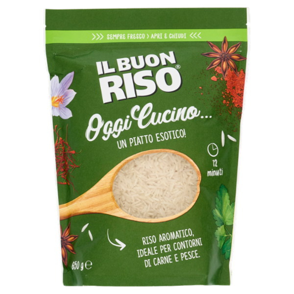 Il Buon Riso Oggi Cucino... un Piatto Esotico! Riso Aromatico 650 g