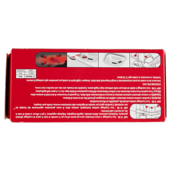 Raid Esca Scarafaggi Insetticida, Inodore, Pronta all'Uso in Spazi Interni ed Esterni, 6 pezzi