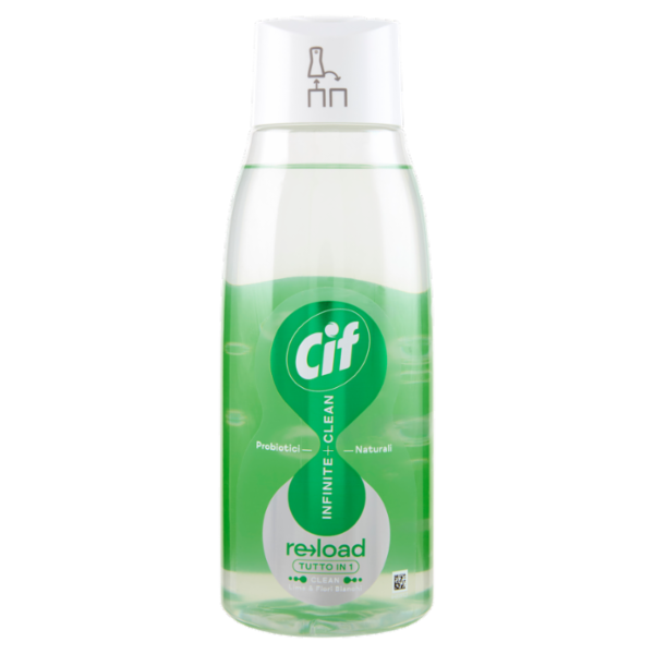 Cif Infinite + Clean reload Tutto in 1 Clean Lime & Fiori Bianchi 590 ml