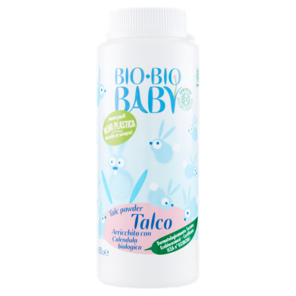 Bio-Bio Baby Talco Arricchito con Calendula biologica 150 g