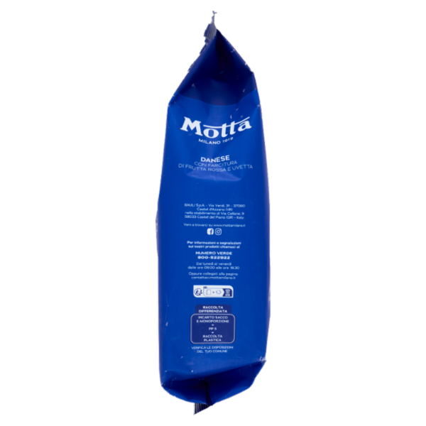 Motta Danese con Farcitura di Frutta Rossa e Uvetta 6 x 45 g