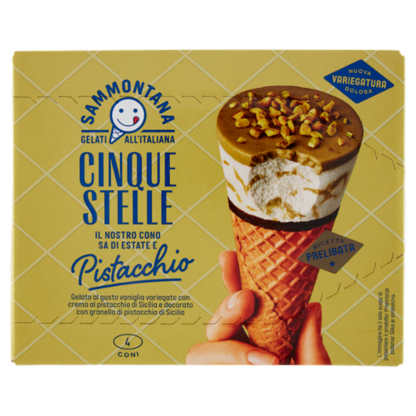 Sammontana Cinque Stelle Pistacchio 4 x 60 g