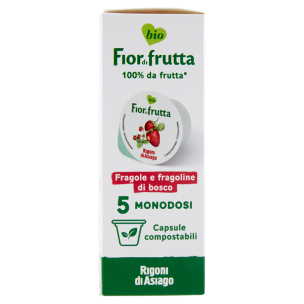 Rigoni di Asiago Fiordifrutta Fragole e fragoline di bosco bio 5 x 20 g