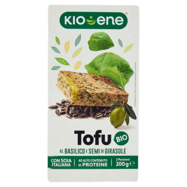 Kioene Tofu al Basilico e Semi di Girasole Bio 200 g
