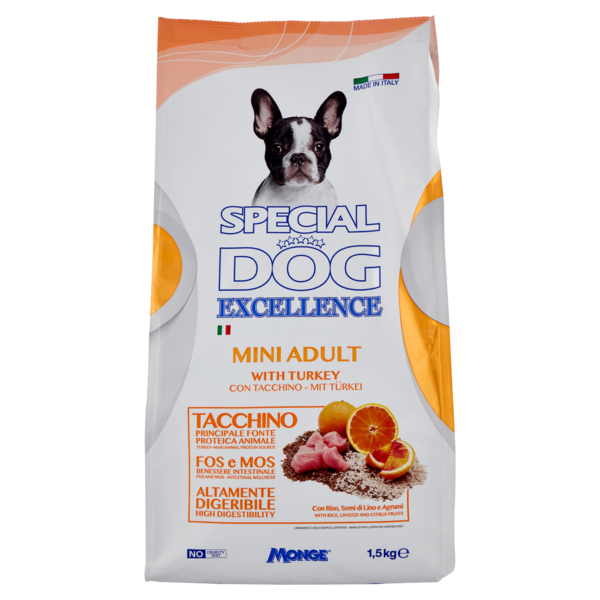 Special Dog Excellence Mini Adult con Tacchino 1,5 kg
