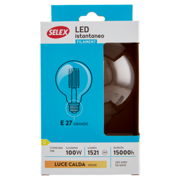 Selex Lampadina Led SMD Sfera E27 11W