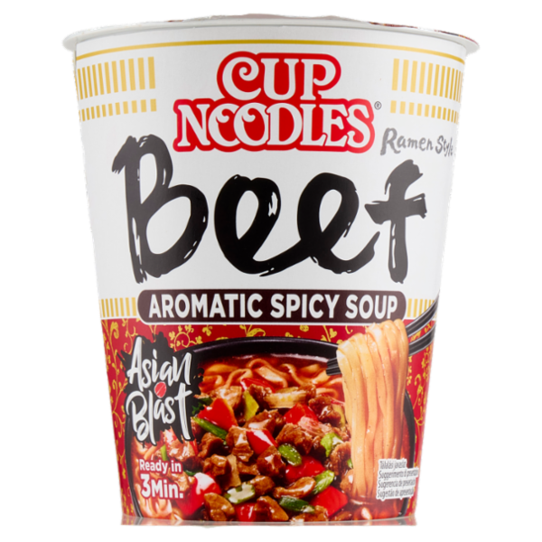 Nissin Cup Noodles Beef Ramen Style 64 g