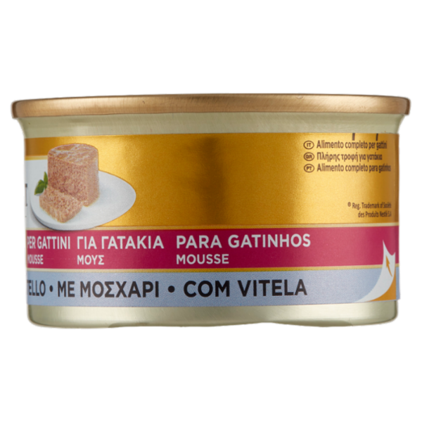 PURINA GOURMET Gold per Gattini Mousse con Vitello 85 g
