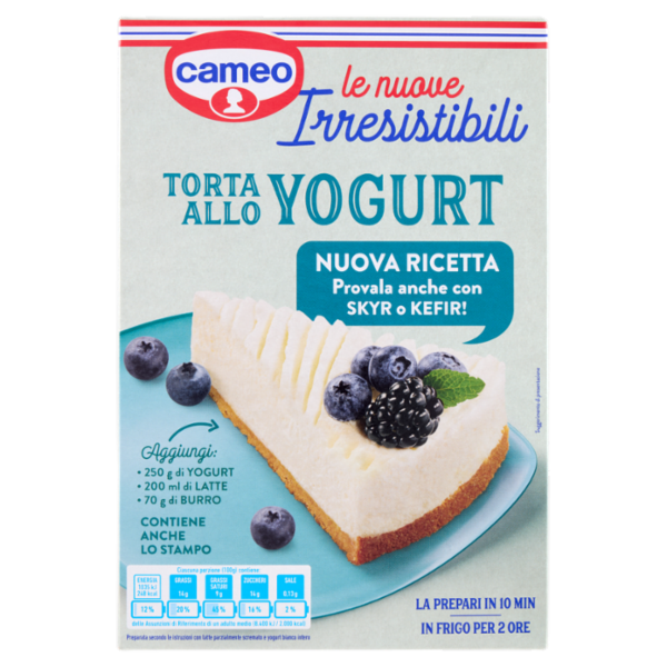 cameo le nuove Irresistibili Torta allo Yogurt 235 g
