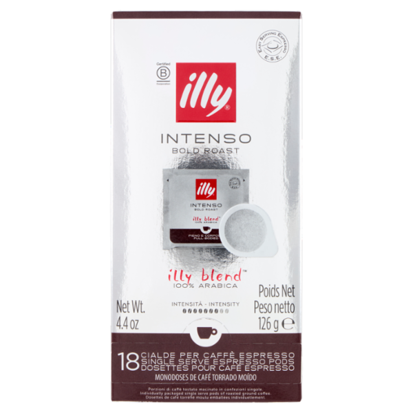 illy Intenso 18 Cialde per Caffè Espresso 126 g