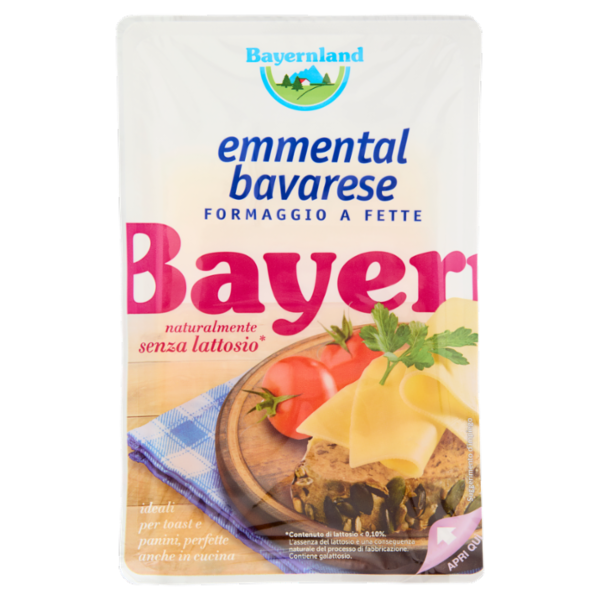 Bayernland Emmental bavarese a fette senza lattosio 100 g