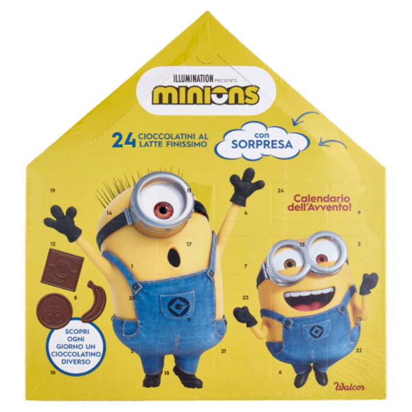 Walcor Calendario dell'Avvento minions 150 g