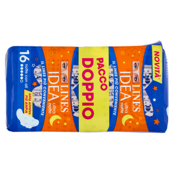 Lines Idea ultra notte con ali 16 pz